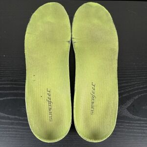 Superfeet Green‎ Sz.G Mens 13.5-15 High Volume High Profile Insoles *TRIMMED